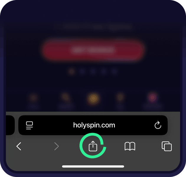 Tap the Share icon in your browser (usually top right or bottom center), then choose 'Add to Home Screen'